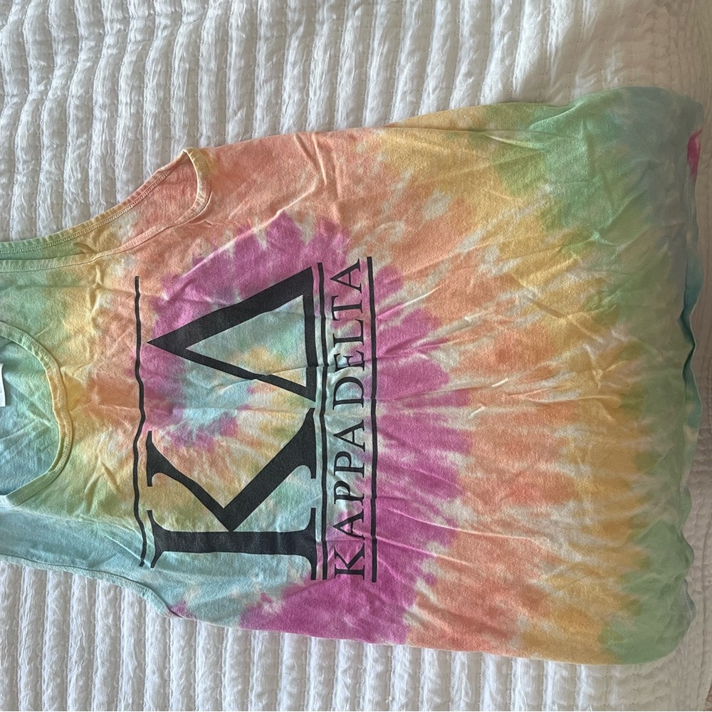 Kappa Delta Tie-Dye Tank Top
